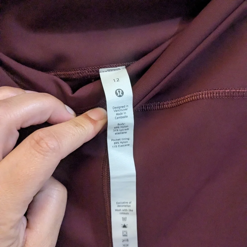 Lululemon Swift Speed High Rise Crop
